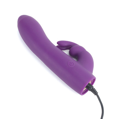 Foto 3 do produto Vibrador Rabbit Recarregável com 10 Modos de Vibração e Tentáculos em Silicone - Brisk Bunny | 11,6 x 3,3 cm