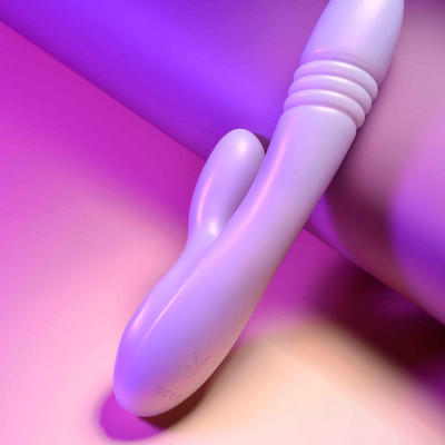 Foto 4 do produto Vibrador Rabbit Recarregável com 10 Vibrações, Movimentos de Vai e Vem e Função Aquecimento - Evolved Playboy Pleasure Bumping Bunny | 13,8 x 3,7 cm