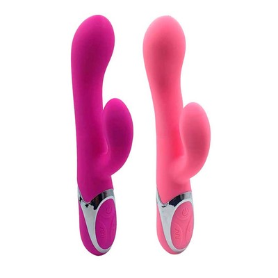 Vibrador Rabbit Recarregável com 4 Modos de Rotação, 7 Níveis de Vibrações e Resistente à Água - Pretty Love Nelson | 12,5 x 3,6 cm	| Disponível em 2 Cores