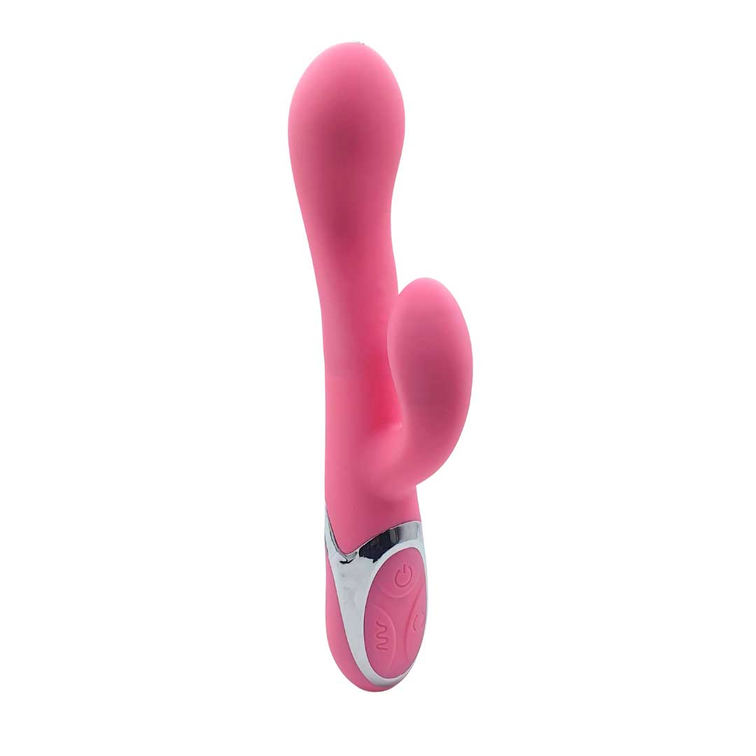 Vibrador Rabbit Recarregável com 4 Modos de Rotação, 7 Níveis de Vibrações e Resistente à Água - Pretty Love Nelson | 12,5 x 3,6 cm	| Disponível em 2 Cores - 5