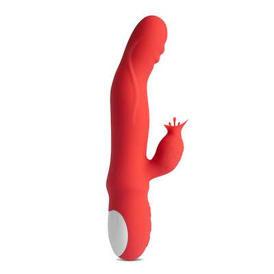 Foto 2 do produto Vibrador Rabbit Recarregável com 9 Modos de Vibração, Função Aquecimento e Movimentos de "Chamadinha" - Hot Rabbit | 12 x 3,2 cm