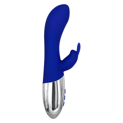 Foto 3 do produto Vibrador Rabbit Recarregável em Silicone com Aquecimento e 10 Modos de Vibração - Adam & Eve Royal Rabbit Warming | 10 x 3,8 cm