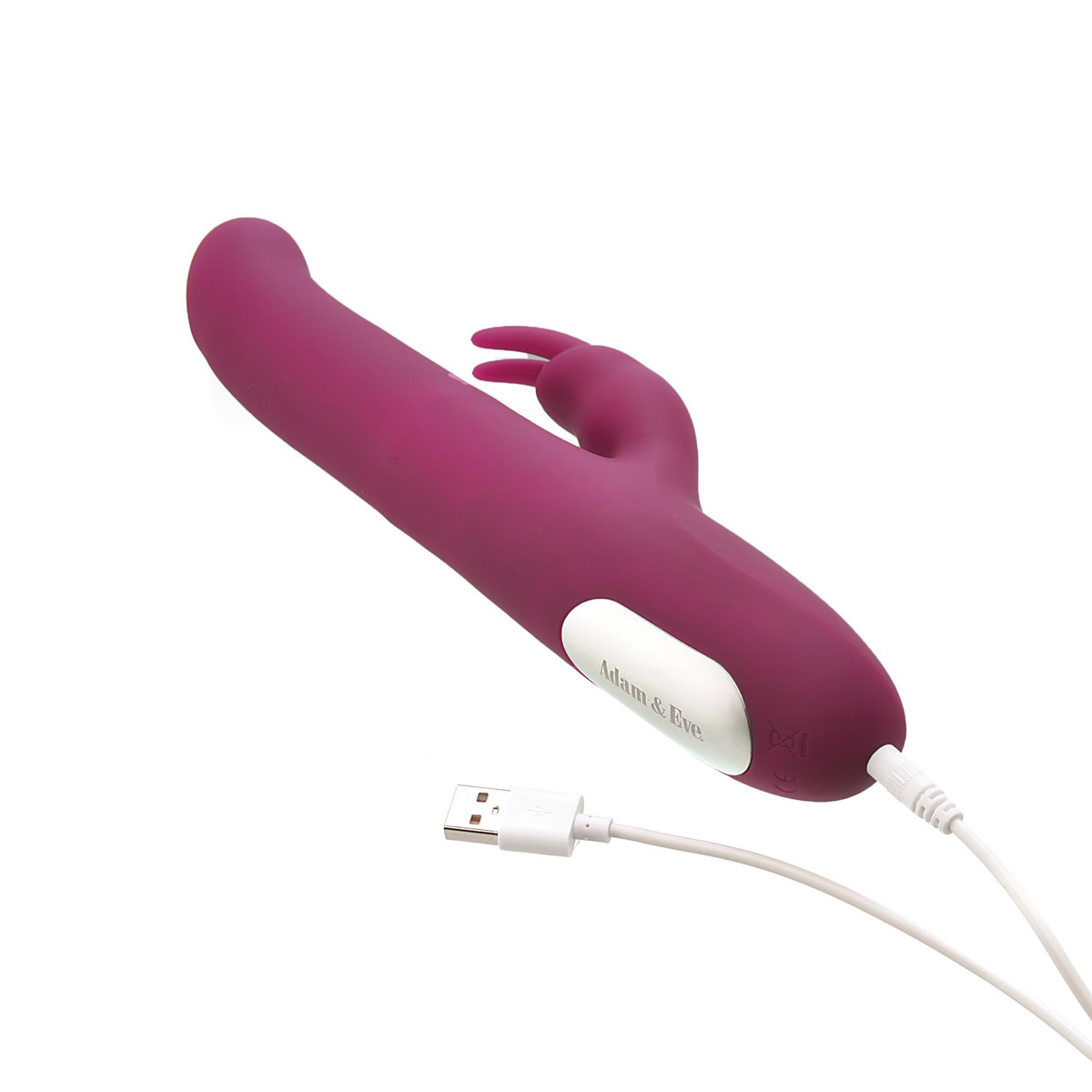 Vibrador Rabbit Recarregável com Esferas Giratórias, Movimento Vai e Vem, Estimulador de Clitóris em Forma de Coelho e 10 Vibrações - Adam & Eve Eve's Twirling Rabbit Thruster | 13,1 x 3,2 cm - 11