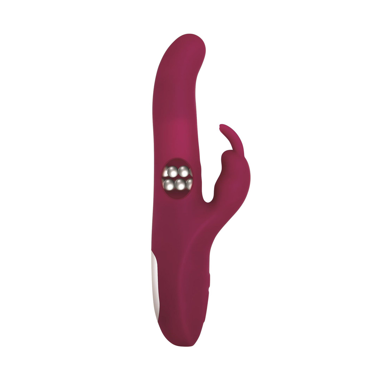Vibrador Rabbit Recarregável com Esferas Giratórias, Movimento Vai e Vem, Estimulador de Clitóris em Forma de Coelho e 10 Vibrações - Adam & Eve Eve's Twirling Rabbit Thruster | 13,1 x 3,2 cm - 4