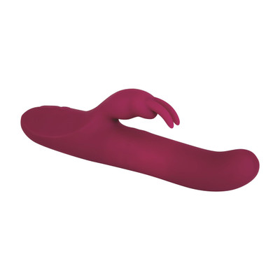 Foto 9 do produto Vibrador Rabbit Recarregável com Esferas Giratórias, Movimento Vai e Vem, Estimulador de Clitóris em Forma de Coelho e 10 Vibrações - Adam & Eve Eve's Twirling Rabbit Thruster | 13,1 x 3,2 cm