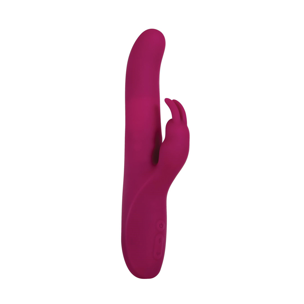 Vibrador Rabbit Recarregável com Esferas Giratórias, Movimento Vai e Vem, Estimulador de Clitóris em Forma de Coelho e 10 Vibrações - Adam & Eve Eve's Twirling Rabbit Thruster | 13,1 x 3,2 cm - 2