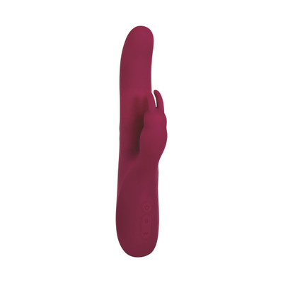 Foto 6 do produto Vibrador Rabbit Recarregável com Esferas Giratórias, Movimento Vai e Vem, Estimulador de Clitóris em Forma de Coelho e 10 Vibrações - Adam & Eve Eve's Twirling Rabbit Thruster | 13,1 x 3,2 cm