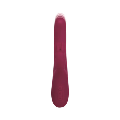 Foto 5 do produto Vibrador Rabbit Recarregável com Esferas Giratórias, Movimento Vai e Vem, Estimulador de Clitóris em Forma de Coelho e 10 Vibrações - Adam & Eve Eve's Twirling Rabbit Thruster | 13,1 x 3,2 cm