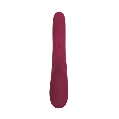Foto 7 do produto Vibrador Rabbit Recarregável com Esferas Giratórias, Movimento Vai e Vem, Estimulador de Clitóris em Forma de Coelho e 10 Vibrações - Adam & Eve Eve's Twirling Rabbit Thruster | 13,1 x 3,2 cm