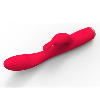 Foto 3 do produto Vibrador Rabbit Recarregável com Estimulador de Clitóris em Forma de Coelho com 10 Modos de Vibrações  - Mr. Rabbit | 12 x 2,8 cm
