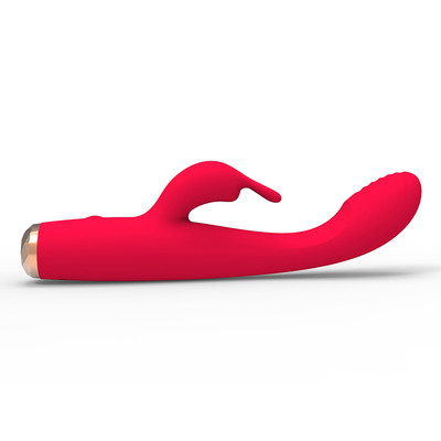 Foto 2 do produto Vibrador Rabbit Recarregável com Estimulador de Clitóris em Forma de Coelho com 10 Modos de Vibrações  - Mr. Rabbit | 12 x 2,8 cm