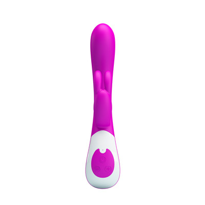 Foto 3 do produto Vibrador Rabbit  em Silicone Ultra Macio com 12 Modos de Vibração e Recarregável - Pretty Love Harlan | 11,7 x 2,8 cm