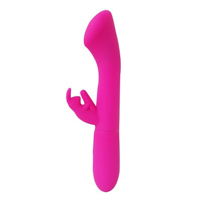 Foto 5 do produto Vibrador Rabbit em Silicone com Estimulador de Clitóris em Formato de Coelho, 10 Modos de Vibração e Recarregável - SI Dada | 9 x 2,9 cm | Disponível em 2 Cores