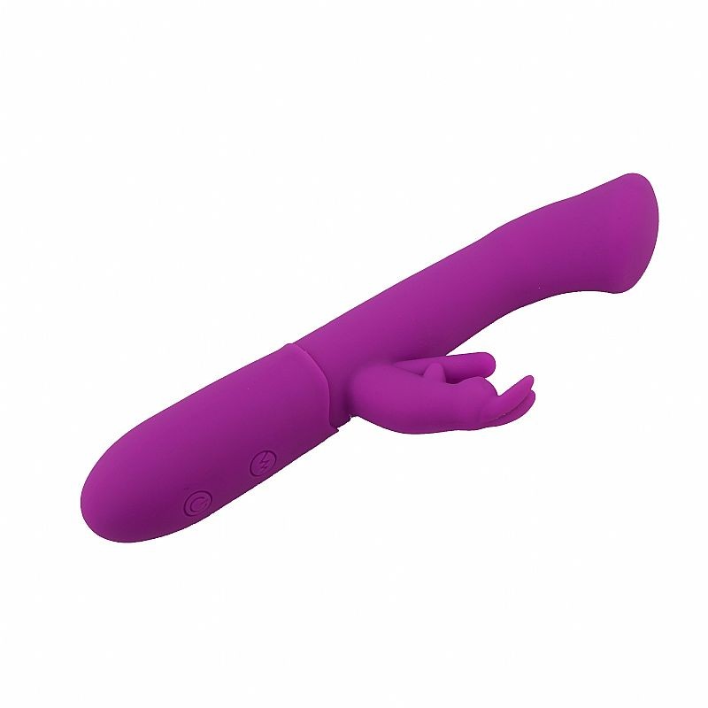 Vibrador Rabbit em Silicone com Estimulador de Clitóris em Formato de Coelho, 10 Modos de Vibração e Recarregável - SI Dada | 9 x 2,9 cm | Disponível em 2 Cores - 7