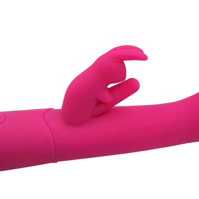 Foto 2 do produto Vibrador Rabbit em Silicone com Estimulador de Clitóris em Formato de Coelho, 10 Modos de Vibração e Recarregável - SI Dada | 9 x 2,9 cm | Disponível em 2 Cores