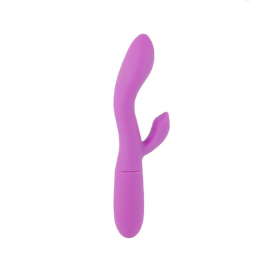 Foto 2 do produto Vibrador de Ponto G e Clitóris em Silicone com 10 Modos de Vibrações e Recarregável - SI Dueto | 10,3 x 3,7 cm | Disponível em 2 Cores