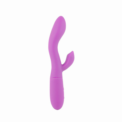 Foto 5 do produto Vibrador de Ponto G e Clitóris em Silicone com 10 Modos de Vibrações e Recarregável - SI Dueto | 10,3 x 3,7 cm | Disponível em 2 Cores