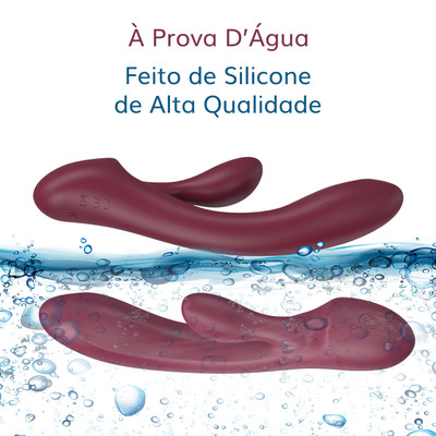 Foto 5 do produto Vibrador Rabbit Recarregável em Silicone com 12 Modos de Vibrações - Mr. Jack | 11,8 x 3,1 cm
