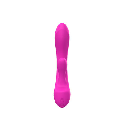 Foto 3 do produto Vibrador Rabbit Recarregável em Silicone com 12 Modos de Vibrações e Resistente á Água - Body-Safe | 13,9 x 3,1 cm