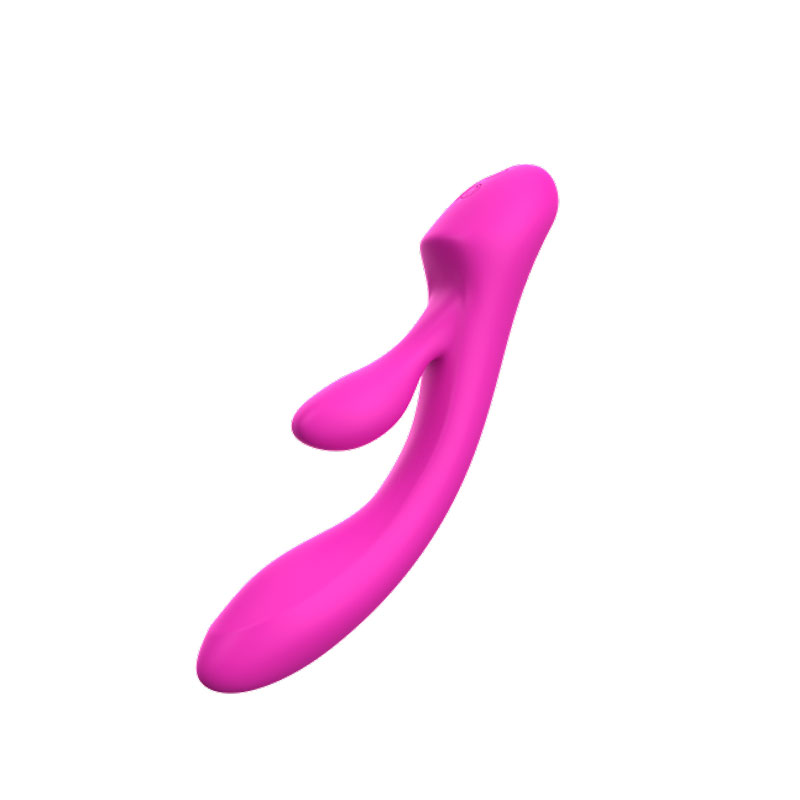 Vibrador Rabbit Recarregável em Silicone com 12 Modos de Vibrações e Resistente á Água - Body-Safe | 13,9 x 3,1 cm - 5