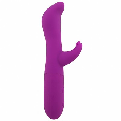Foto 5 do produto Vibrador Rabbit Recarregável em Silicone com Ponto G, Estimulador de Clitóris com Texturas Salientes e 10 Modos de Vibrações - SI Laila | 7 x 3 cm | Disponível em 2 Cores