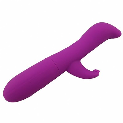 Foto 6 do produto Vibrador Rabbit Recarregável em Silicone com Ponto G, Estimulador de Clitóris com Texturas Salientes e 10 Modos de Vibrações - SI Laila | 7 x 3 cm | Disponível em 2 Cores