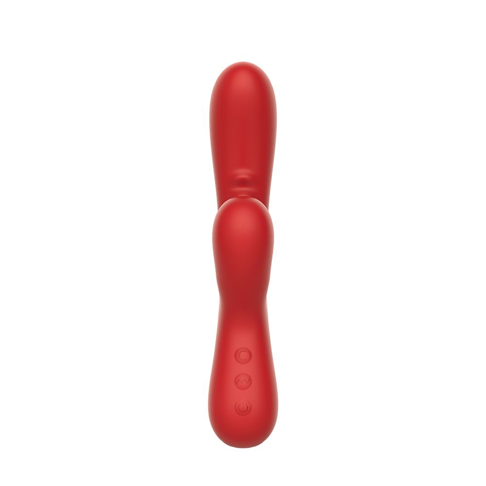 Vibrador Rabbit em Silicone com 10 Modos de Vibração, 10 Ondas de Pressão e Recarregável - Intt Toys Luxury Oasis | 11,5 x 3,7 cm - 2