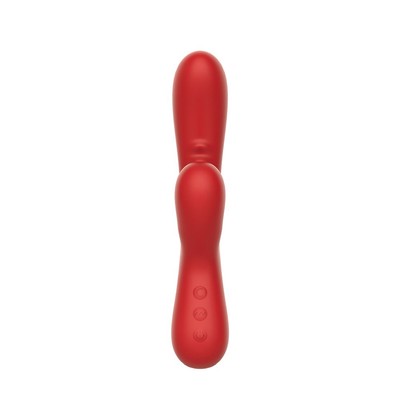 Foto 2 do produto Vibrador Rabbit em Silicone com 10 Modos de Vibração, 10 Ondas de Pressão e Recarregável - Intt Toys Luxury Oasis | 11,5 x 3,7 cm