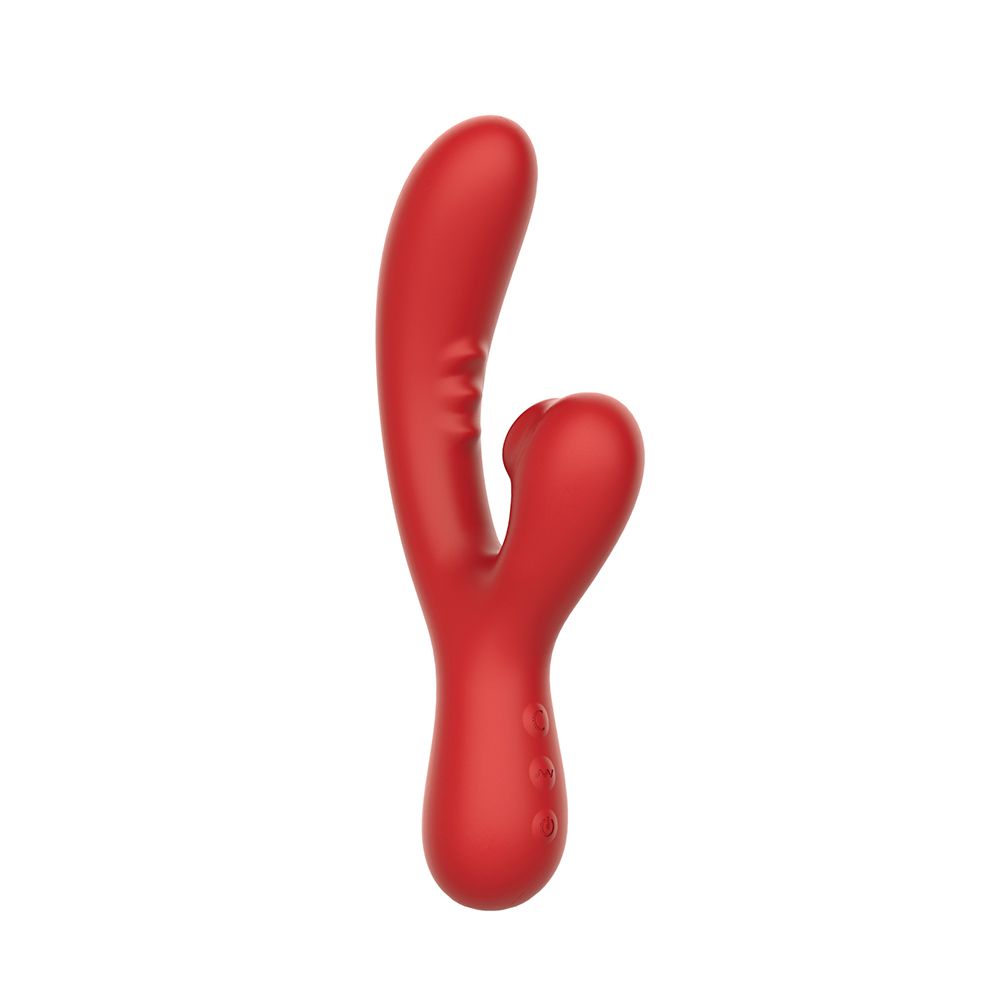 Vibrador Rabbit em Silicone com 10 Modos de Vibração, 10 Ondas de Pressão e Recarregável - Intt Toys Luxury Oasis | 11,5 x 3,7 cm - 3