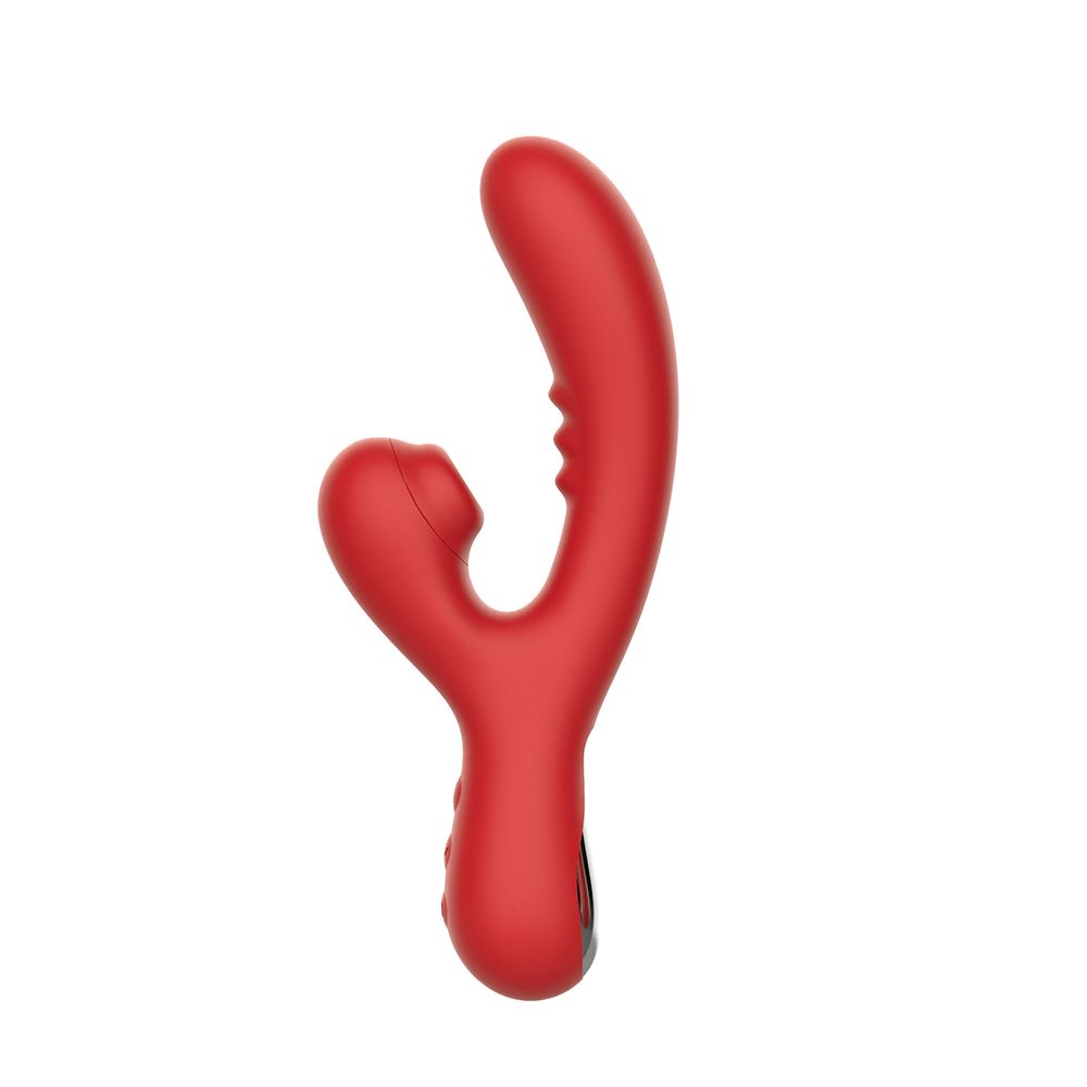Vibrador Rabbit em Silicone com 10 Modos de Vibração, 10 Ondas de Pressão e Recarregável - Intt Toys Luxury Oasis | 11,5 x 3,7 cm - 4