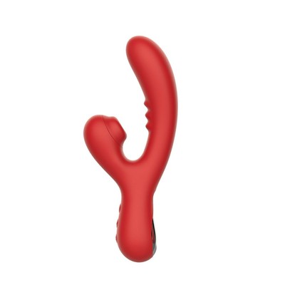 Foto 4 do produto Vibrador Rabbit em Silicone com 10 Modos de Vibração, 10 Ondas de Pressão e Recarregável - Intt Toys Luxury Oasis | 11,5 x 3,7 cm