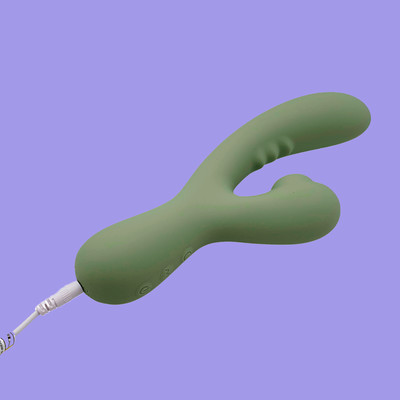 Foto 5 do produto Vibrador Rabbit em Silicone com 10 Modos de Vibração, 10 Ondas de Pressão e Recarregável - Intt Toys Oasis | 11,5 x 3,7 cm | Disponível em 3 Cores