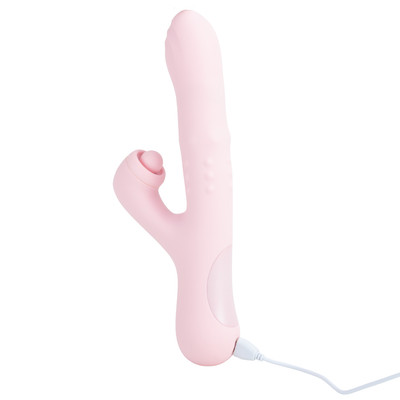 Foto 6 do produto Vibrador Rabbit em Silicone com 10 Pulsações, Vibrações, Função ''Vem Cá'' e Carregamento USB Magnético - Exclusiva Fernanda