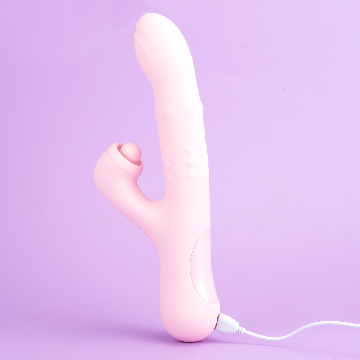 Vibrador Rabbit em Silicone com 10 Pulsações, Vibrações, Função ''Vem Cá'' e Carregamento USB Magnético - Exclusiva Fernanda - 5