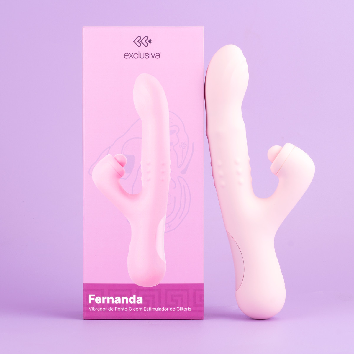 Vibrador Rabbit em Silicone com 10 Pulsações, Vibrações, Função ''Vem Cá'' e Carregamento USB Magnético - Exclusiva Fernanda - 2