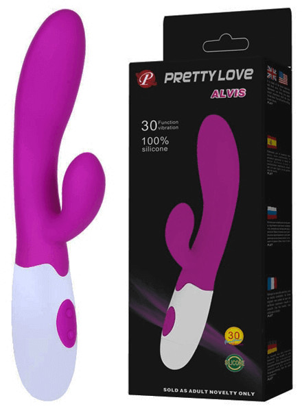 Vibrador Rabbit em Silicone com 29 Modos de Vibração - Pretty Love Alvis | 10,3 x 3 cm | Disponível em 4 Cores - 8