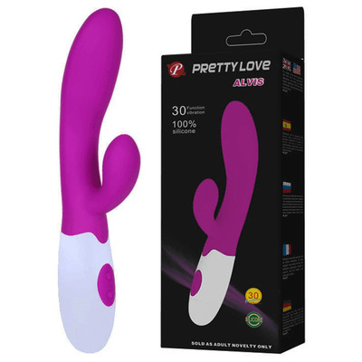 Foto 8 do produto Vibrador Rabbit em Silicone com 29 Modos de Vibração - Pretty Love Alvis | 10,3 x 3 cm | Disponível em 4 Cores