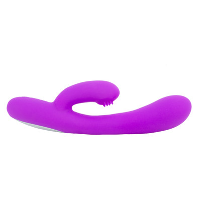 Foto 3 do produto Vibrador Rabbit em Silicone com 7 Modos de Vibração, 3 Movimentos de Dedilhado e Cerdas Massageadoras - Pretty Love Rory | 11,5 x 3,3 cm