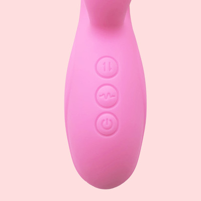 Foto 3 do produto Vibrador Rabbit em Silicone com 7 Modos de Vibração, 7 Funções Tape, 7 Tipos de Estimulação Clitoriana e Carregamento via USB - Dino G | 12 x 3,2 cm | Disponível em 2 Cores
