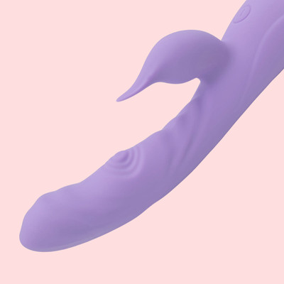 Foto 10 do produto Vibrador Rabbit em Silicone com 7 Modos de Vibração, 7 Funções Tape, 7 Tipos de Estimulação Clitoriana e Carregamento via USB - Dino G | 12 x 3,2 cm | Disponível em 2 Cores