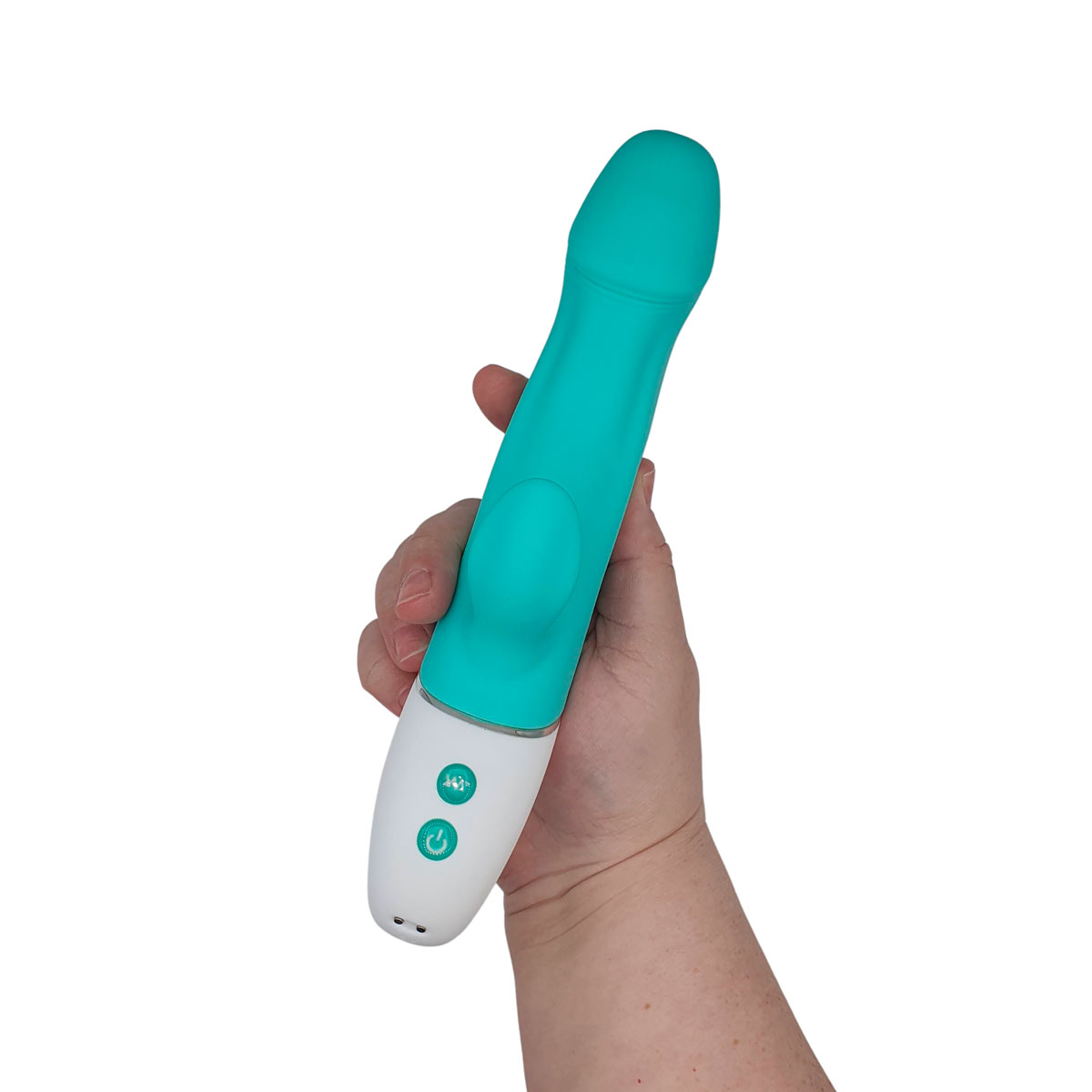 Vibrador Rabbit em Silicone com Glande Definida, 9 Modos de Vibração e Recarregável - S-Hande Wave | 12,5 x 4 cm | Disponível em 2 Cores - 10