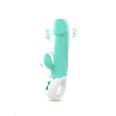 Foto 4 do produto Vibrador Rabbit em Silicone com Glande Definida, 9 Modos de Vibração e Recarregável - S-Hande Wave | 12,5 x 4 cm | Disponível em 2 Cores