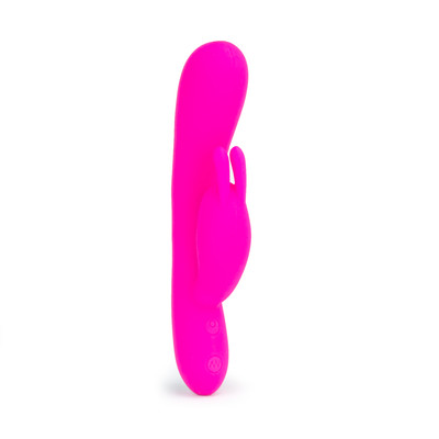 Foto 3 do produto Vibrador Rabbit em Silicone Macio com 3 Velocidades de Dedilhar e 7 Modos de Vibração, Recarregável - Pretty Love | Disponível em 2 Cores