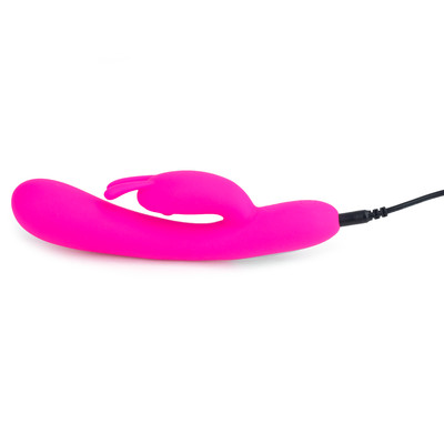 Foto 6 do produto Vibrador Rabbit em Silicone Macio com 3 Velocidades de Dedilhar e 7 Modos de Vibração, Recarregável - Pretty Love | Disponível em 2 Cores
