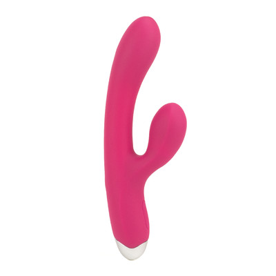 Vibrador Rabbit em Silicone Macio com Motor Duplo, 10 Modos de Vibração e Recarregável via Cabo USB - Vibrator | 12 x 3,2 cm
