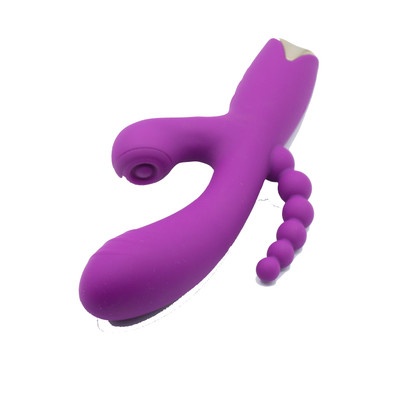 Foto 6 do produto Vibrador Rabbit Triplo, 10 Modos de Vibração, 4 níveis de Velocidade e Recarregável -  Nv Toys Snappy Bunny | 10,5 x 3,7 cm | Disponível em 2 Cores