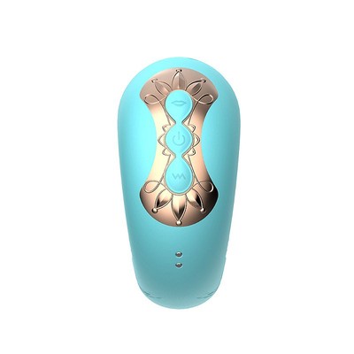 Foto 4 do produto Vibrador Duplo Recarregável com 7 Movimentos de Língua Estimuladora, 10 Pulsações e 7 Tipos de Vibrações - SI | 13 x 3,2 cm | Disponível em 3 Cores