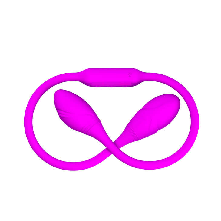 Vibrador Recarregável Duplo Unissex com 12 Modos de Vibração em Cada Motor e Resistente à Água - Pretty Love Dream Lover's Whip - 67 x 3,2 cm - 4