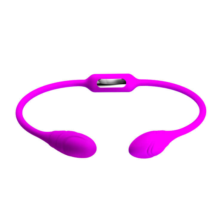 Vibrador Recarregável Duplo Unissex com 12 Modos de Vibração em Cada Motor e Resistente à Água - Pretty Love Dream Lover's Whip - 67 x 3,2 cm - 5