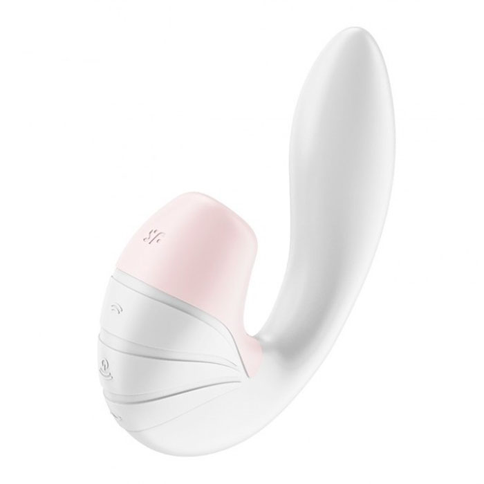 Vibrador Recarregável Estimulador de Clitóris e Ponto G com 12 Modos de Vibrações e 11 Tecnologia de Sucção - Satisfyer Supernova| 29 x 8,5 cm | Disponível em 2 Cores - 8